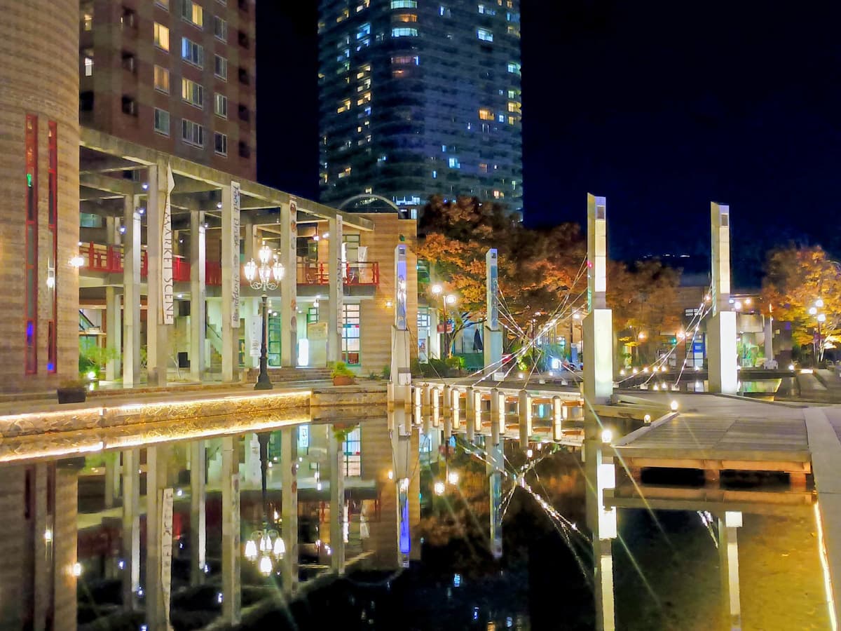 リバモの街を照らすイルミネーション